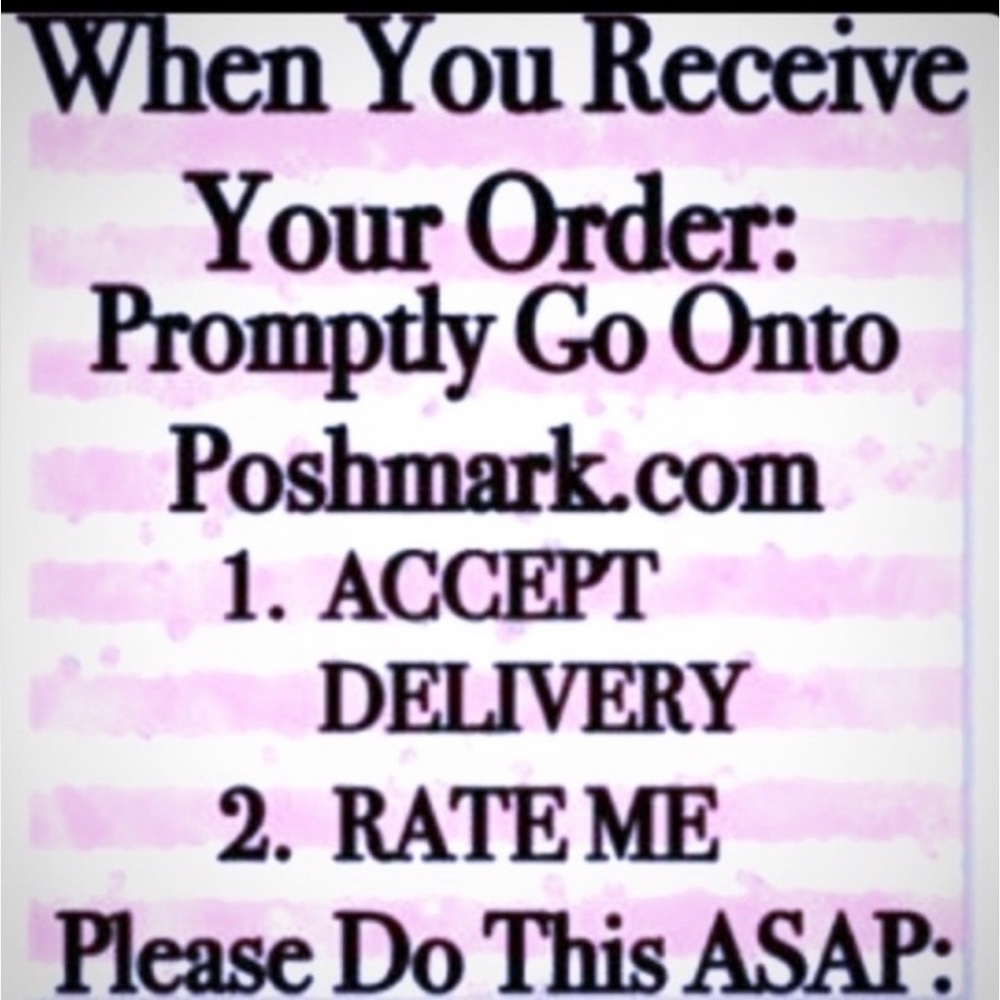 ORDER.  SHIP.  DELIVER.  ACCEPT.  RATE